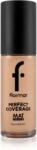 Flormar Perfect Coverage Mat Touch Foundation матиращ фон дьо тен за комбинирана към мазна кожа цвят 301 Soft Beige 30ml