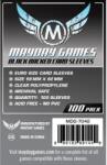 Mayday games Euro méretű kártyavédő (100 db-os csomag) 59 mm x 92 mm, fekete hátlap (MDG-7042) - reflexshop