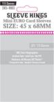 Sleeve Kings mini Euro kártyavédő (110 db-os csomag) 45 x 68 mm (SKS-8803) - reflexshop