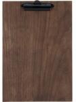 Securit Menütábla csattal, Securit Walnut Range A4, fa