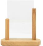 Securit Akril menüállvány lakkozott alapzattal, Securit A6, világos