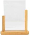 Securit Akril menüállvány lakkozott alapzattal, Securit A5, világos