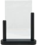 Securit Akril menüállvány lakkozott alapzattal, Securit A5, fekete