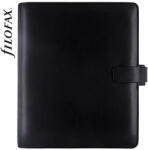 FILOFAX Kalendárium, gyűrűs, betétlapokkal, A5, FILOFAX Metropol, fekete (NFX026968) (FX-026968)