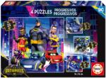 Educa Puzzle DC Bathweels Progressive Educa 12-16-20-25 piese (EDU20105) Puzzle