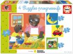 Educa Puzzle Petit Ours Brun Progressive Educa 12-16-20-25 piese de la 5 ani (EDU19884) Puzzle