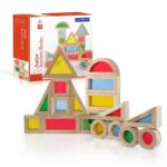 Guidecraft Junior Rainbow Blocks set 20 piese, Guidecraft (G3082)