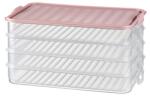GONDOL IRIS G-462 EASY-CLICK négyszintes ételtároló szett 4x750ml 15, 5x23x12, 5cm (G-462) - bestbyte
