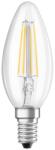 OSRAM LED крушка Osram Value Classic B 40 Filament 4W 827 Clear, E14, 4W, 470lm, 2700K (AC32462)