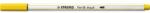 STABILO Pen 68 brush sárga ecsetfilc (568/44) - officedepot