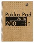 Pukka Pad Caiet cu spirală, A4, cu linii, 100 de foi, PUKKA PAD "Jotta Kraft" 9565-KRA (9565-KRA)