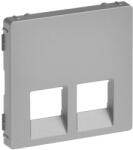  Valena Life 2xRJ45/RJ11 csatlakozóaljzat burkolat alumínium (LEG-755422)
