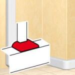  DLP T-elem 35 mm mély csatornához (LEG-010731)