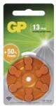 GP Batteries Gombelem hallókészülékekbe ZA13 6db/bliszter (EMOS-B3513)