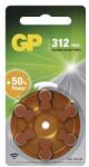 GP Batteries Gombelem hallókészülékekbe ZA312 6db/bliszter (EMOS-B3512)