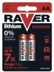 RAVER Lítium elem AA 2db/bliszter (EMOS-B7821)