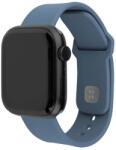 FIXED Sporty szilikon szíj az Apple Watch 42/44/45mm-es okosórákhoz, zöld-kék FIXSST2-434-GREBL (FIXSST2-434-GREBL) - pcx