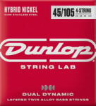 Dunlop DBHYN45105 String Lab Hybrid Nickel Corzi pentru chitare bas (DBHYN45105)