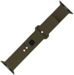 FIXED szilikon sportos óraszíj Apple Watch 38/40/41mm-es okosórákhoz, oliva FIXSST2-436-OL (FIXSST2-436-OL) - pcx