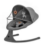KinderKraft Leagăn cu melodie 2 în 1 Lumi, până la 9 kg, Premium Gri Închis (AGSKBLUMI02DGR0000) Sezlong balansoar bebelusi