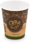  Eldobható papír pohár 2, 8dl 80mm 50db 76628 coffee to go (280ml)