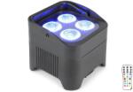 BeamZ BBP94 RGBAW-UV (4x10W) LED DMX akkumulátoros reflektor + IR távirányító (150589)