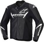 Alpinestars Faster 3 motoros bőrdzseki fekete-fehér