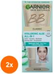 Garnier Skin Naturals Set 2 x Crema BB Garnier Skin Naturals Multifunctionala de Zi, Nuanta Medie, 50 ml (ROC-2xLRMGABB010)