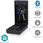 Nedis SmartLife kulcstartó doboz | Kulcsszéf | Bluetooth® | Kültéri | Billentyűzár | IPX5 | Fekete (BTHKB10BK)