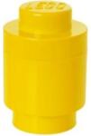 LEGO® Cutie de depozitare LEGO® rotundă - galben 123 x 183 mm (SL40301732)