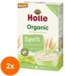 Holle Baby Set 2 x Piure din Grau Spelta Eco, Holle Baby, 250 g