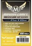 Mayday games Mini USA méretű kártyavédő 41 x 63 mm (100 db-os csomag) (MDG-7039) - tarsasjatekmania