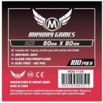 Mayday games Közepes négyzet kártyavédő 80 x 80 mm (100 db-os csomag) (MDG-7125) - tarsasjatekmania