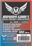 Mayday games Egyedi "Police Precinct" kártyavédő 63, 5 x 92 mm (100 db-os csomag) (MDG-7128) - tarsasjatekmania