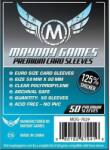 Mayday games Premium Euro méretű kártyavédő (50 db-os csomag), 59 mm x 92 mm (MDG-7029) - tarsasjatekmania