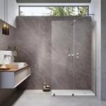 Radaway Perete de dus, cu parte culisabila, Radaway Furo Brushed Nickel Walk-In 10106738-91-01L, 10110694-01-01 (10106738-91-01L, 10110694-01-01)