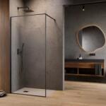 Radaway Perete de dus tip Walk-In universal, antracit periat, Radaway Modo F Brushed GunMetal II 10409074-92-01 (10409074-92-01)