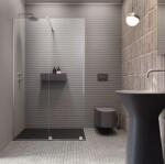 Radaway Perete de dus, cu parte culisabila, crom lucios, Radaway Furo Walk-In 10106788-01-01L, 10110744-01-01 (10106788-01-01L, 10110744-01-01)