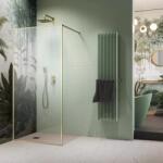 Radaway Perete de dus tip Walk-In universal, auriu periat, Radaway Modo F Brushed Gold II 10409124-99-01 (10409124-99-01)
