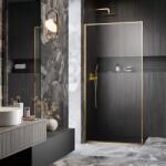 Radaway Perete de dus tip Walk-In universal, auriu lucios, Radaway Modo F Gold II 10409145-09-01 (10409145-09-01)