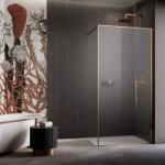 Radaway Perete de dus tip Walk-In universal, cupru periat, Radaway Modo F Brushed Copper II 10409084-93-01 (10409084-93-01)