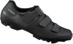 Shimano SH-XC100 férfi MTB SPD kerékpáros cipő, tépőzáras, fekete, 43-as