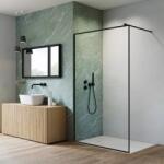 Radaway Perete de dus tip Walk-In, negru mat, Radaway Nes Black Walk-In II Frame 10013100-54-56 (10013100-54-56)