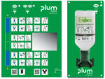 Plum 4611 Nyitott fali szemkimosó állomás - 1x500ml 0, 9% szemkimosó (4611)