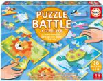 Educa Puzzle Battle állatok Animals Junior Educa 16 fajta puzzle 144 darabos és 16 kártya ábrákkal 4 évtől (20116)
