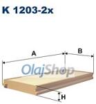FILTRON Utastérszűrő (K 1203-2X) (K1203-2X)
