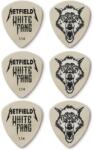 Dunlop James Hetfield White Fang Custom Flow Pick 1.14 6 Pack
