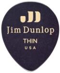 Dunlop 485R-03TH Celluloid Teardrop Black Thin