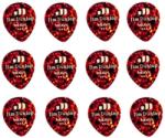 Dunlop 485P-05HV Celluloid Teardrop Shell Heavy Player's Pack