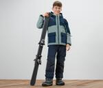 Tchibo Fiú snowboard kabát, sötétkék/zöld Tengerészkék-ezüstfenyőzöld colorblocking minta 170/176